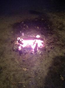 Fire outside Chownings Tavern - the things you could get away with 200 years ago...