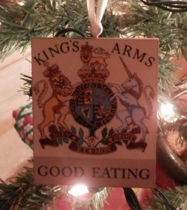 Kings Arms Tavern Christmas Ornament Kings Arms Tavern Christmas Ornament