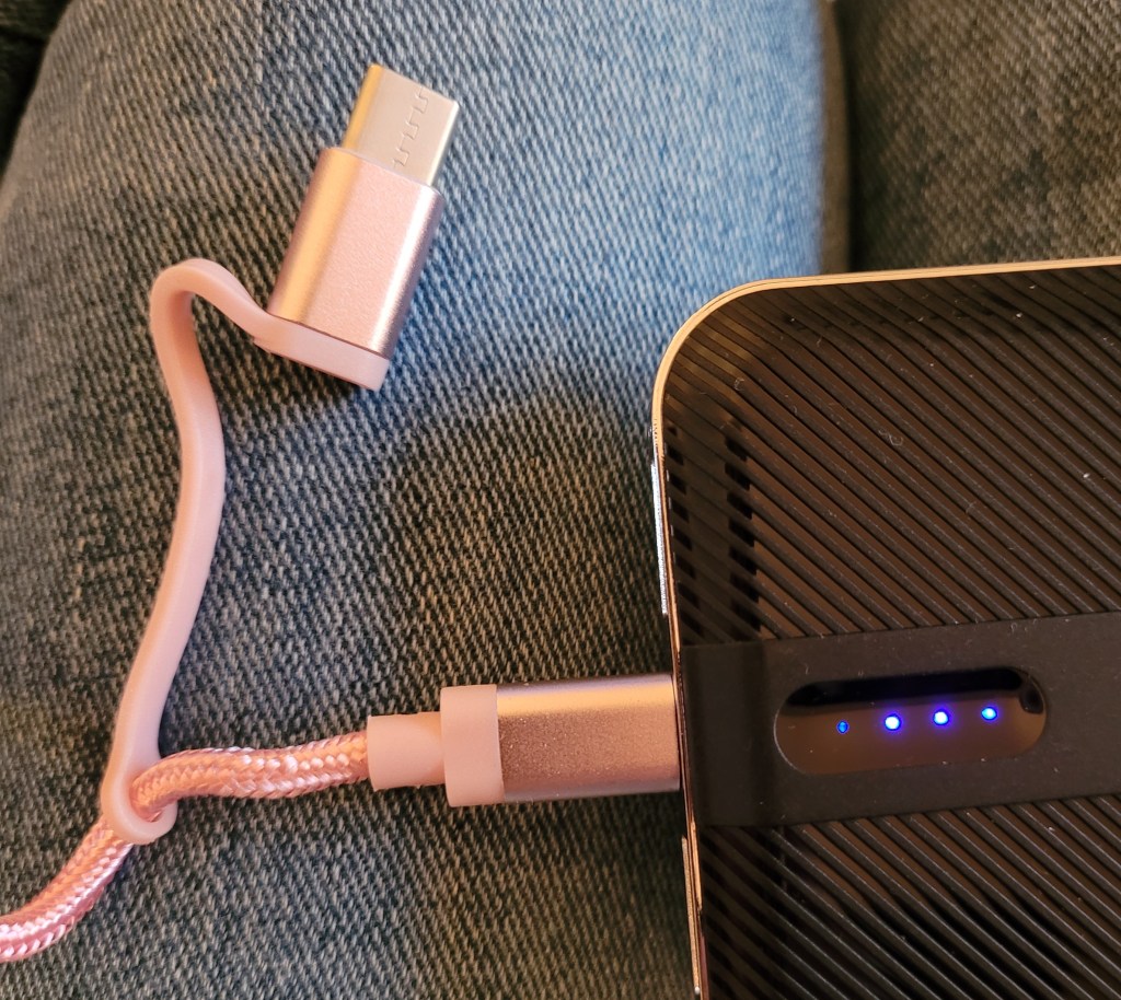 USB micro cable with Type C adapter