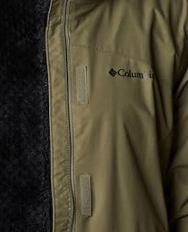 Snip of screenshot of my Columbia jacket showing the Stone Green color.