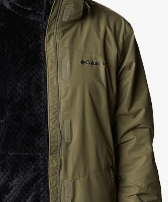 Snip of screenshot of my Columbia jacket showing the Stone Green color.